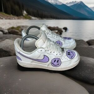 Nike Mens Air Force 1 07 CW2288-111 White‎ Casual Shoes Sneakers Size 7.5 Gym